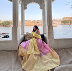 Cotton Candy Anarkali