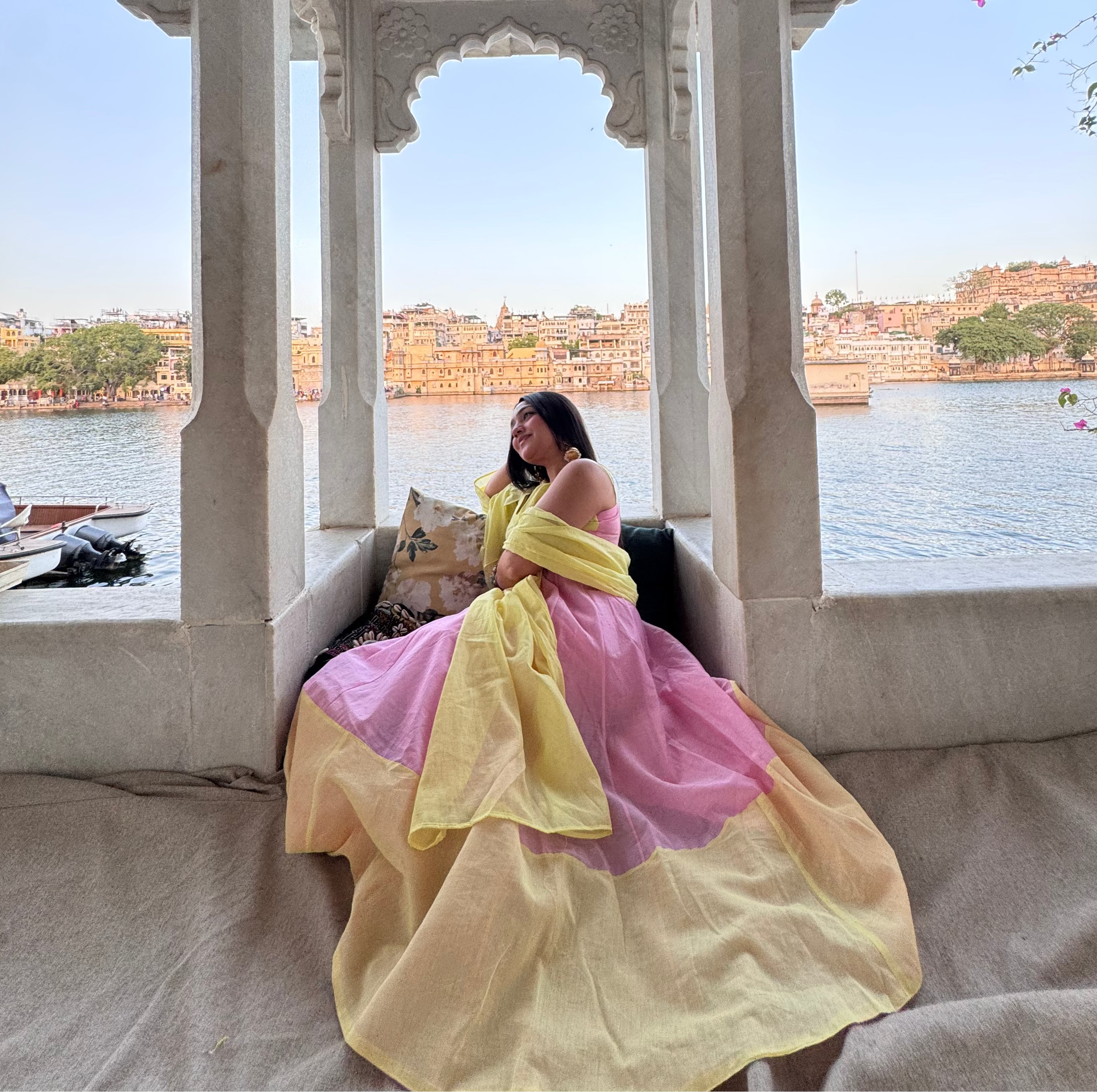 Cotton Candy Anarkali