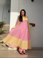 Cotton Candy Anarkali