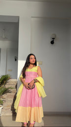 Cotton Candy Anarkali